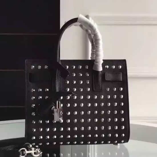 Replica Saint Laurent Nano Sac De Jour Bag With Metal Studs